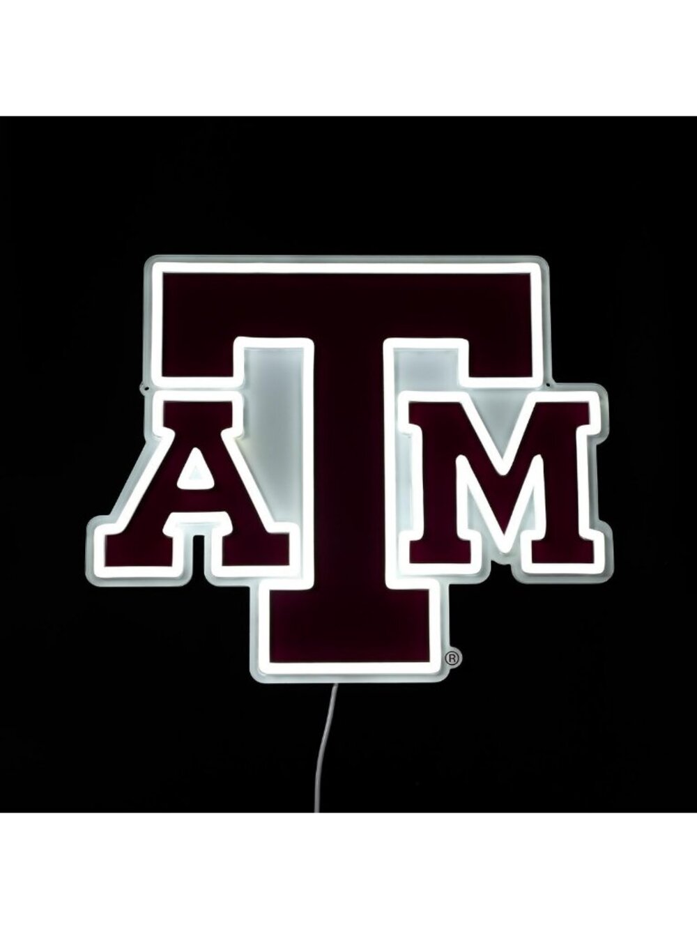 NCAA Texas A&M Aggies LED Neon Sign - 15" x 12.49" - Ideal for Fans & Alumni